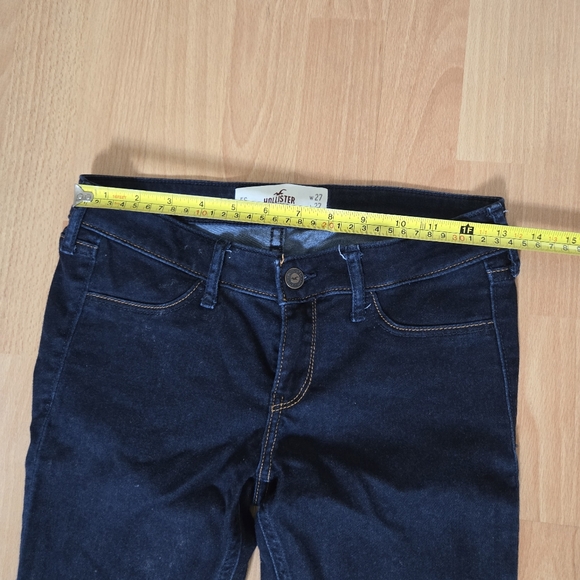 Hollister dark blue low rise skinny jeans size 5S - Picture 6 of 9